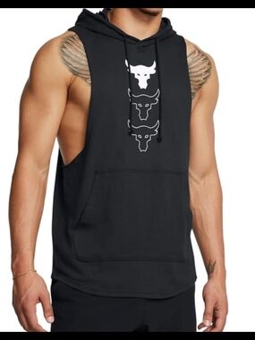 Under Armour Project Rock HD PAYOFF Men's  Sleeveless Hoodie Tank